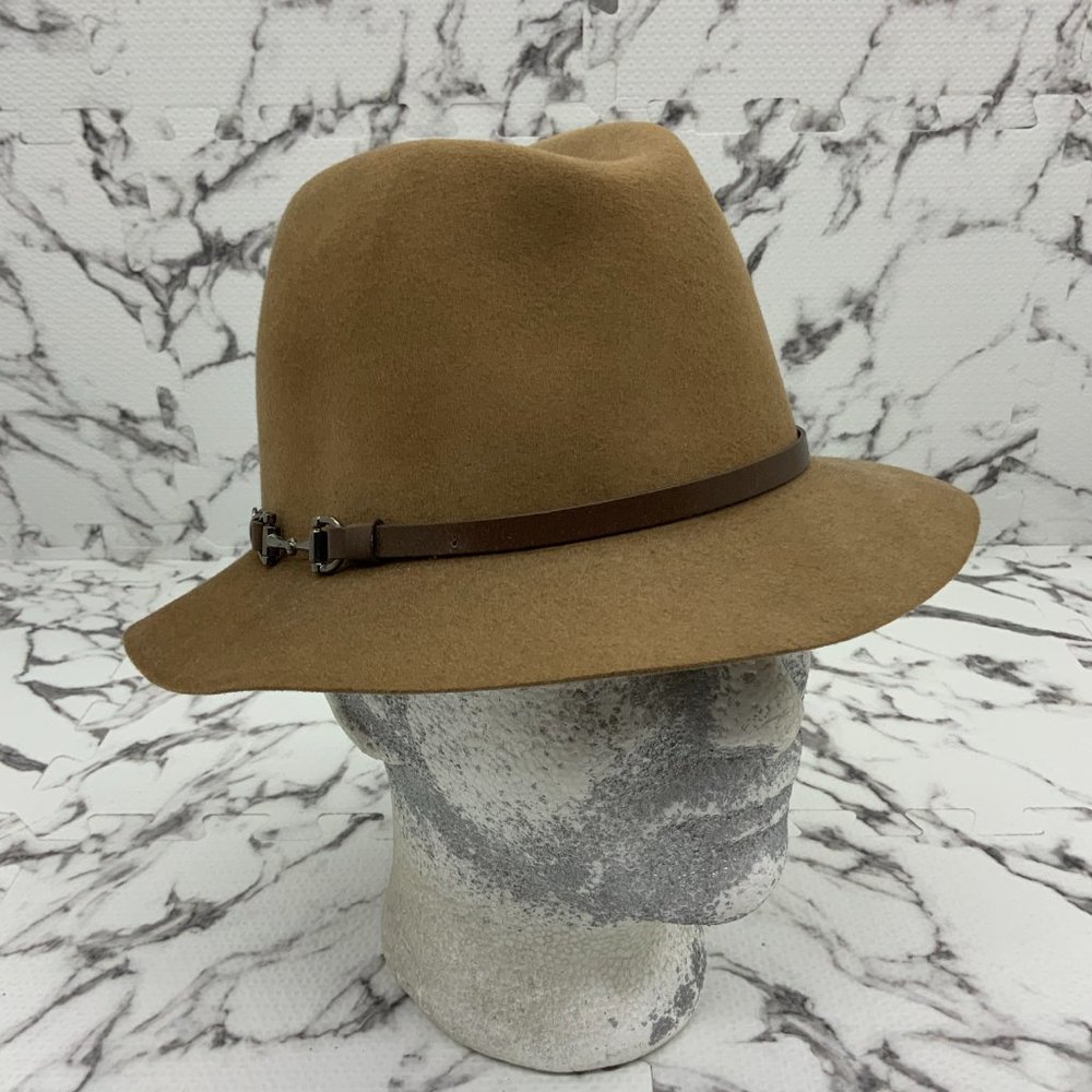 Women’s Karen Kane Brown Raw Edge Fedora W/L Hat